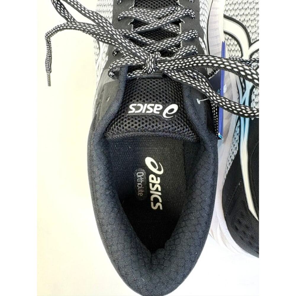 Asics Fuzex Lyte 2 Running Shoes Women's Size 12 White Black Silver T769N-0190 - Picture 10 of 11